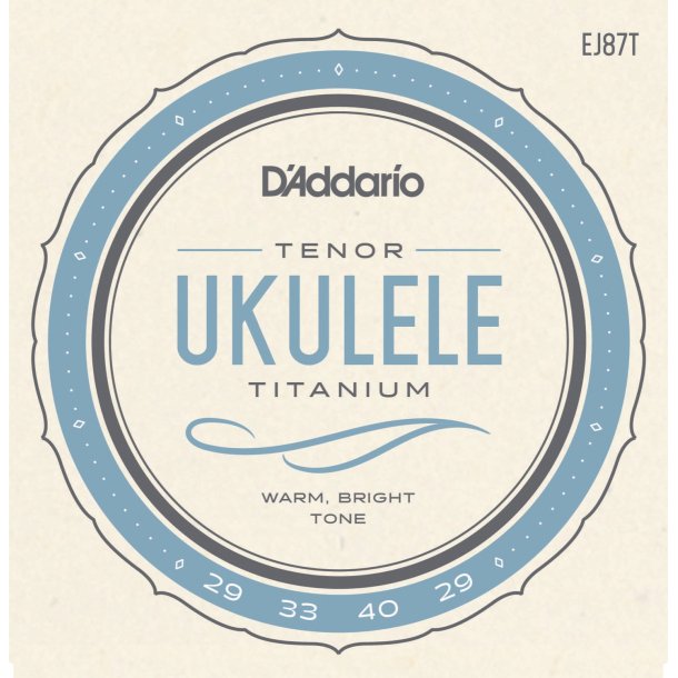 D'Addario EJ87T Ukulele Tenor Titanium